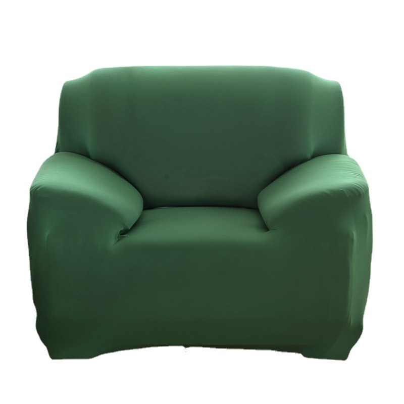 kuyan/kuyan solid color stretch milk silk pastoral style combination full foreskin European fabric dustproof sofa cover