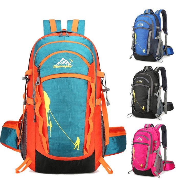 New mountaineering bag multi-functional burden reduction outdoor hiking backpack men's and women's large capacity travel camping backpack wholesale