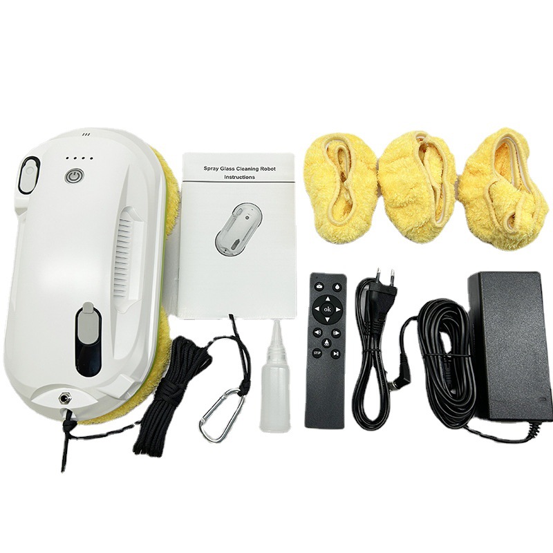 Intelligent Remote Control Water Spray Window Cleaning Robot Full-automatic Cleaning Artifact for Home Wet and Dry Glass Cleaning Robot