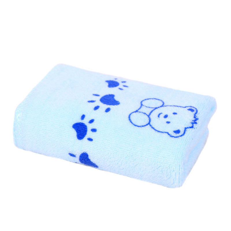 Wholesale towel cartoon printed towel 240g fine fiber children's towel 25*50 kindergarten gift towel saliva