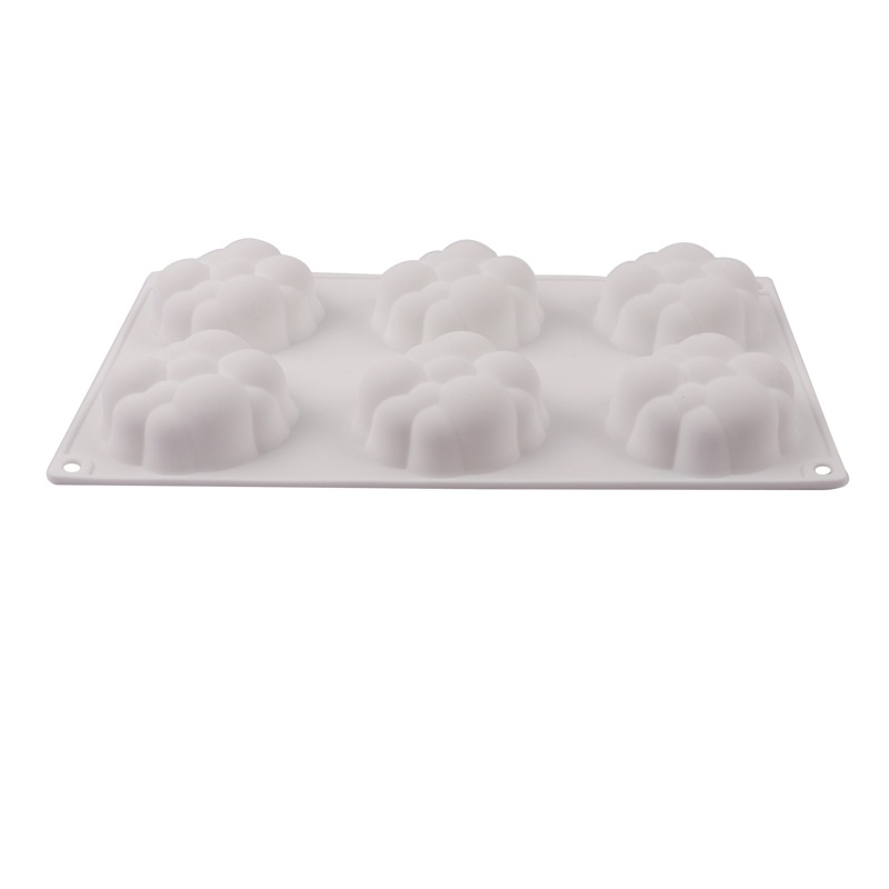6 Lian Xiangyun Bubble Mu Si Cake Mold Xiangyun French West Point Dessert Cake Mold Fold Sugar Baking Mold