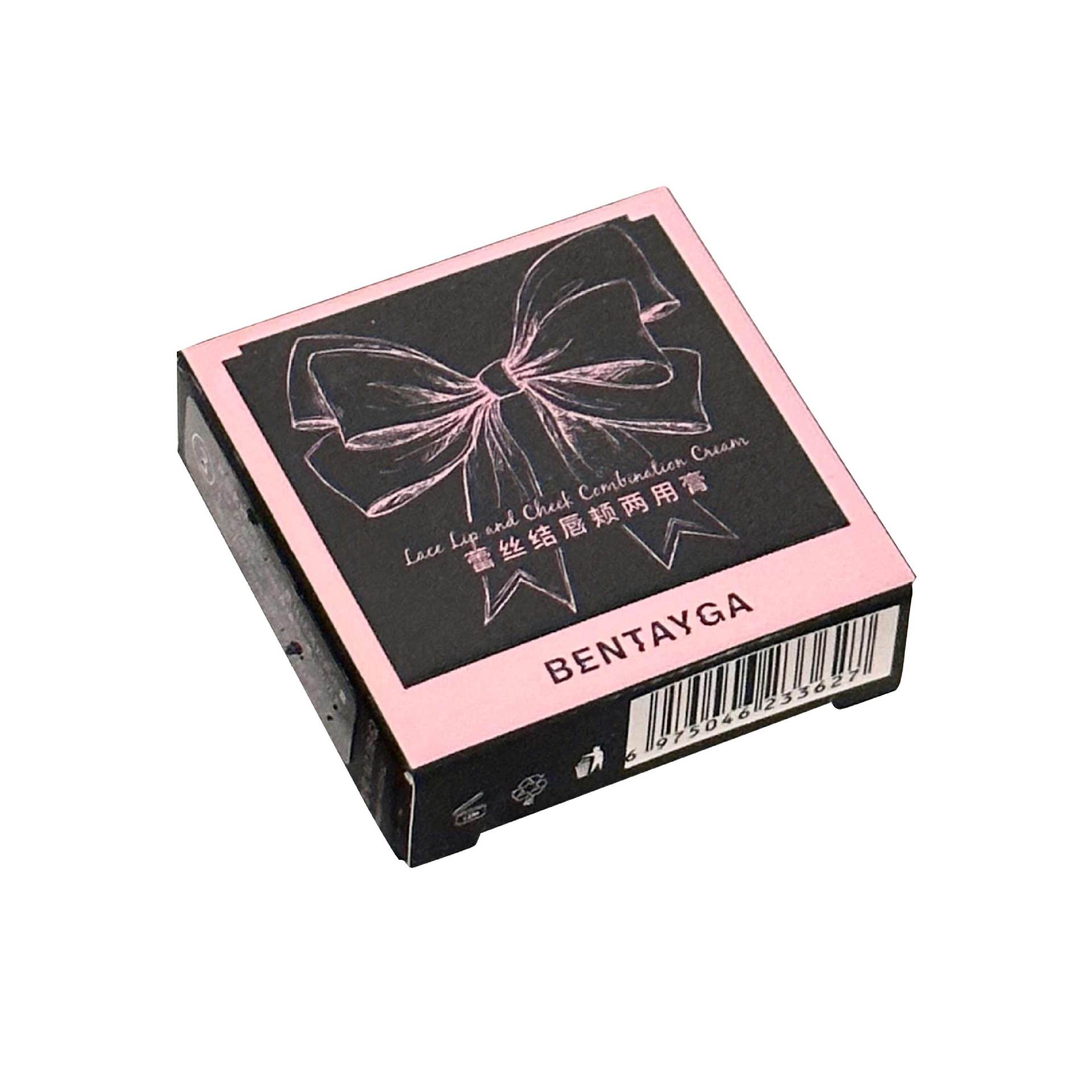 Lace knot lip and cheek dual-use cream lip mud lip and cheek early Beauty Matte multi-purpose cream blush lip mud white lipstick student female