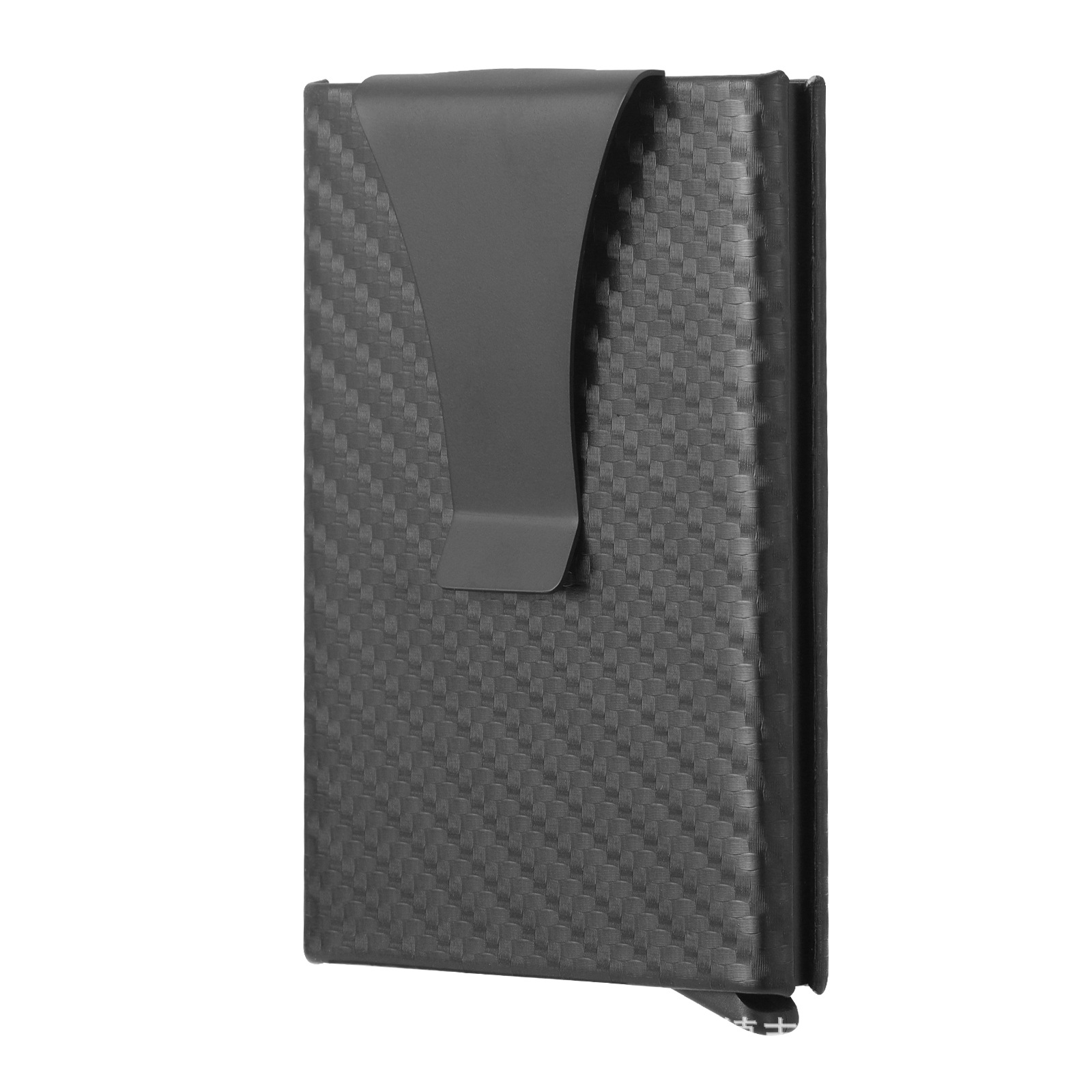 Factory direct supply rfid blocking aluminum alloy PU credit card case stainless steel wallet laser logo