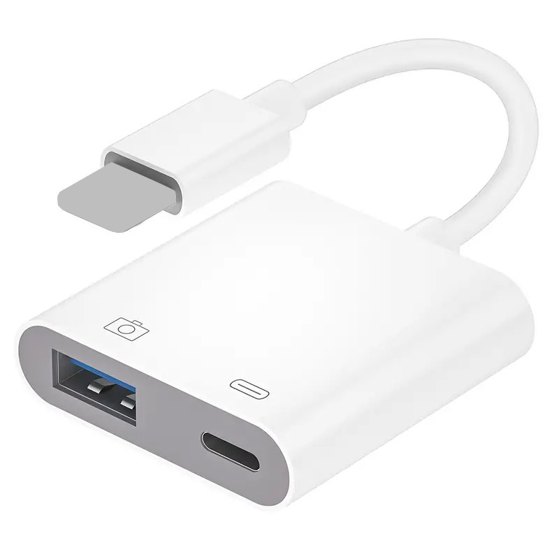 Applicable to USB to Huawei Apple mobile phone two-in-one adapter card reader type-cOTG transfer SD/TF card