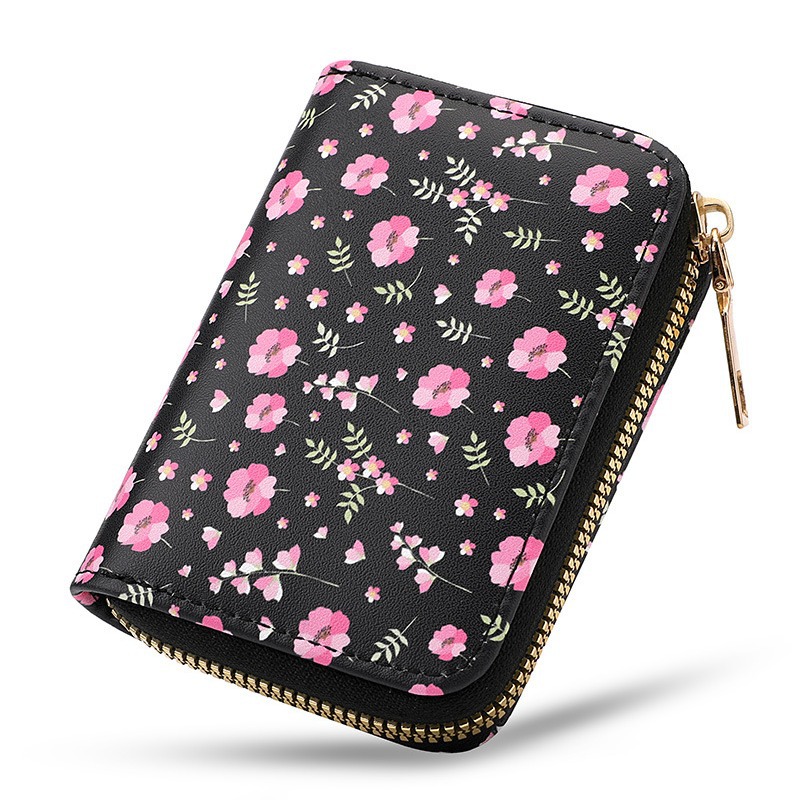 Card Holder large capacity exquisite small zipper coin purse women's ultra-thin high-end ID card holder organ card holder