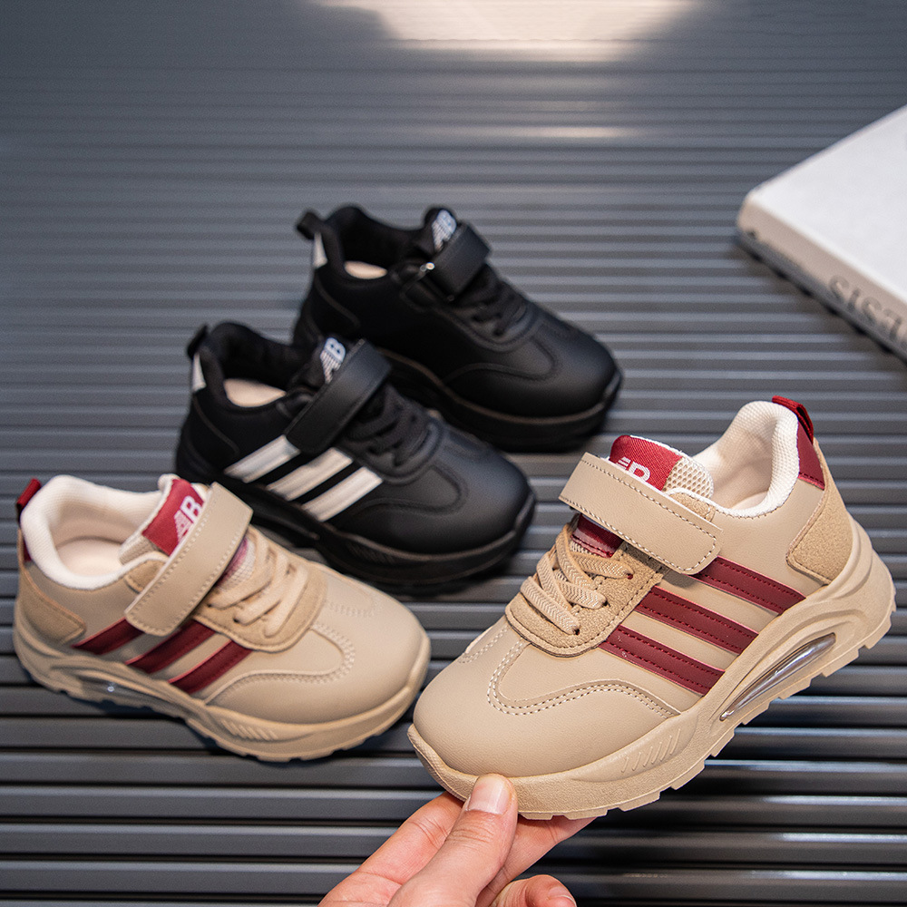Simple girls' shoes German training shoes 2024 Spring and Autumn new children's white shoes soft bottom Boys' board shoes casual sports