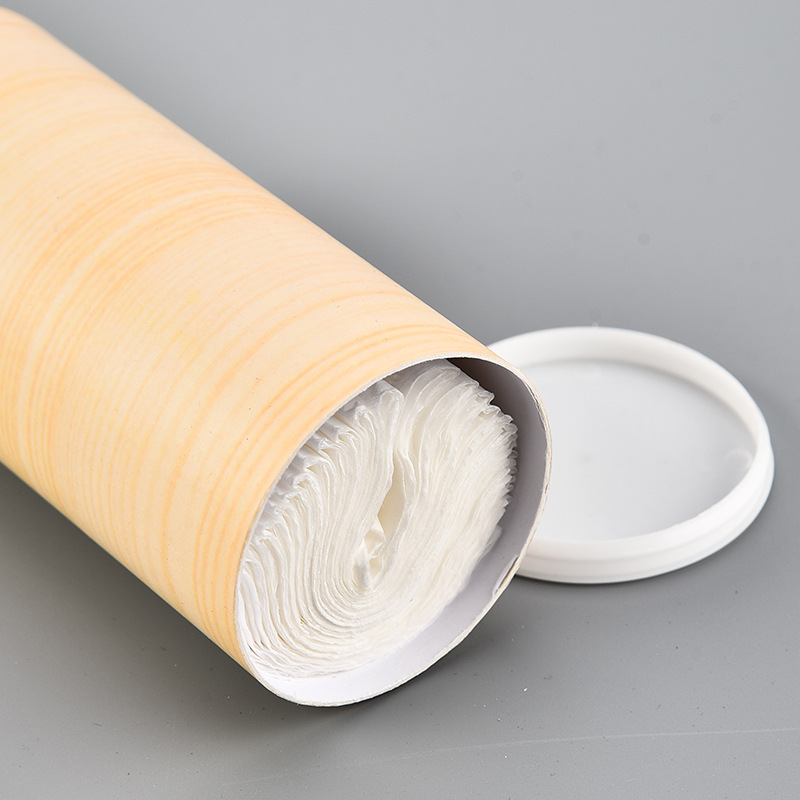Car Cylinder Tissue Customization Creative Advertising Removable Cylinder Tissue Paper Barrel Factory Direct Supply