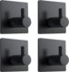 Cylindrical 14mm solid-black 4 Pack
