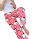 Cartoon Cat Christmas fleece-lined Pajama Pants Women's Home Casual Fall/Winter Flannel Pants Home Wear