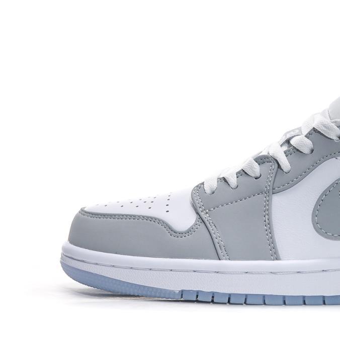 Putian Shoes Pure Original AJ1 Low Side Joe 1 Lightning Barb Shadow Grey Северная Каролина Синяя Повседневная Баскетбольная обувь для мужчин и женщин