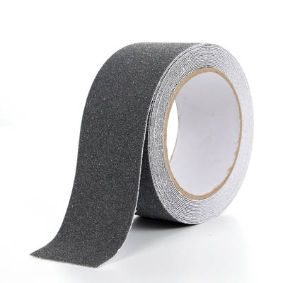 Factory supply 80 mesh oil glue pvc fine steel sand surface anti-slip sticker waterproof anti-slip gray anti-slip tape 5cm