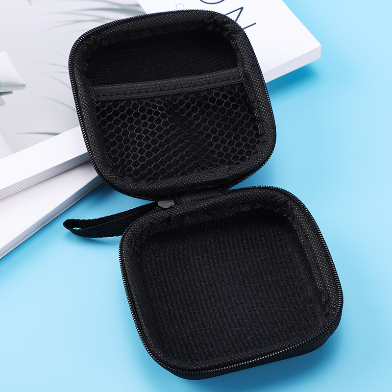 Portable Eva bag 3c digital packaging box Bluetooth headset storage box data cable storage bag portable zipper bag