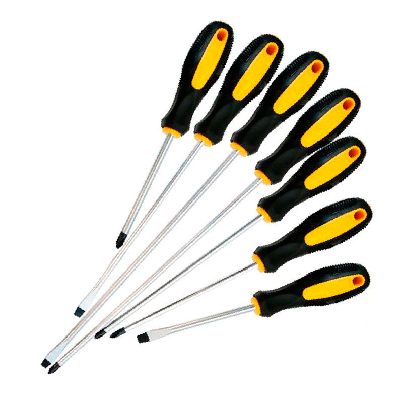 Factory Spot Super Magnetic Lengthened Cross Plum Screwdriver Super Hard Industrial Screwdriver Set
