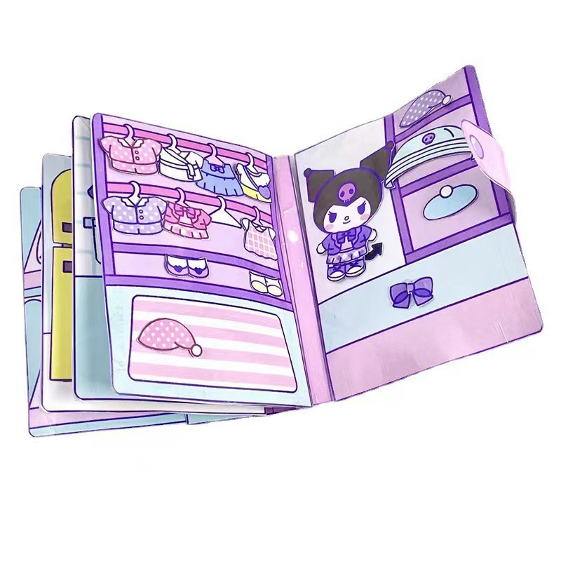 New quiet library lomi toy house sanrio dress-up cutting DIY handmade full set of materials beanie