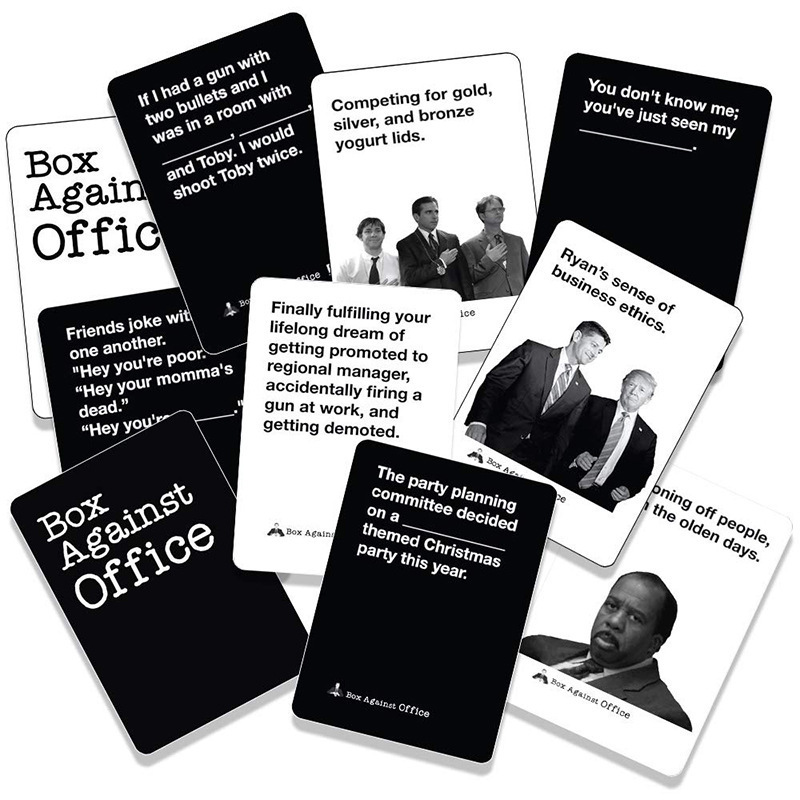 All English board games Box Against Office party casual games are available from stock