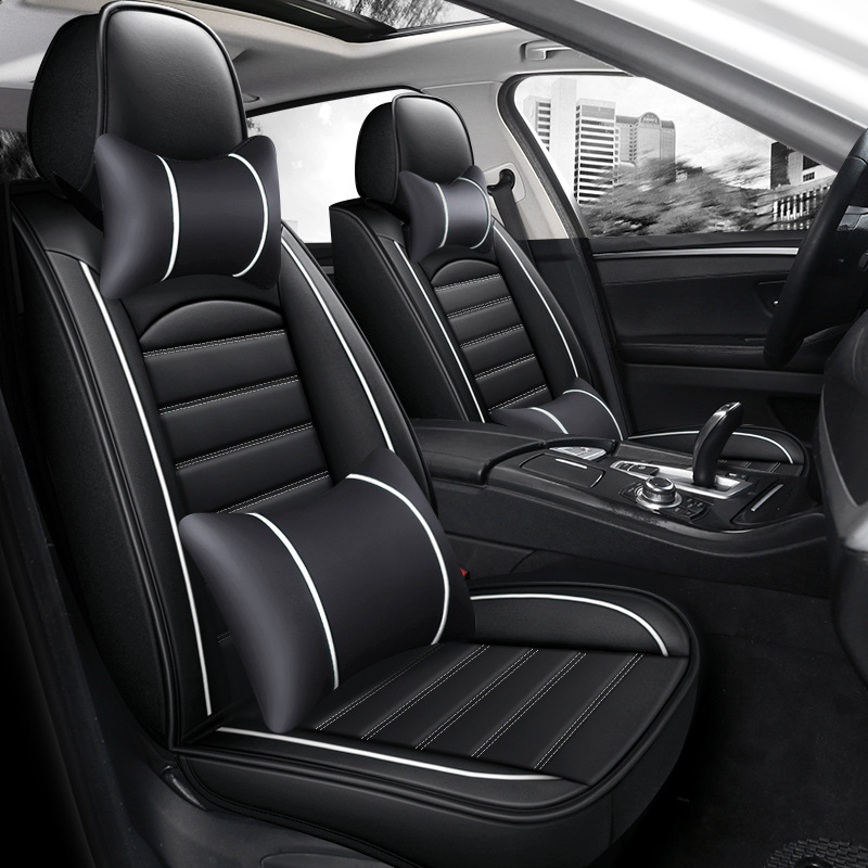 Cross-border Foreign Trade Summer Full Surrounded Leather Car Cushion Five-seat Pickup Cushion Four Seasons General Motors Seat Cover