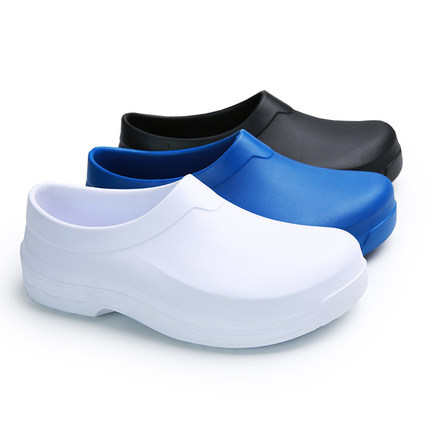 Chef Shoes Anti-slip Shoes Waterproof Canteen Oil-proof Shoes Food Factory Electronics Factory Clean Shoes Work Shoes Comfortable with Insoles