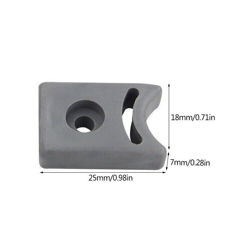 Manufacturers supply shower room pulley anti-collision block limit block pulley mobile positioning block square buffer block in stock