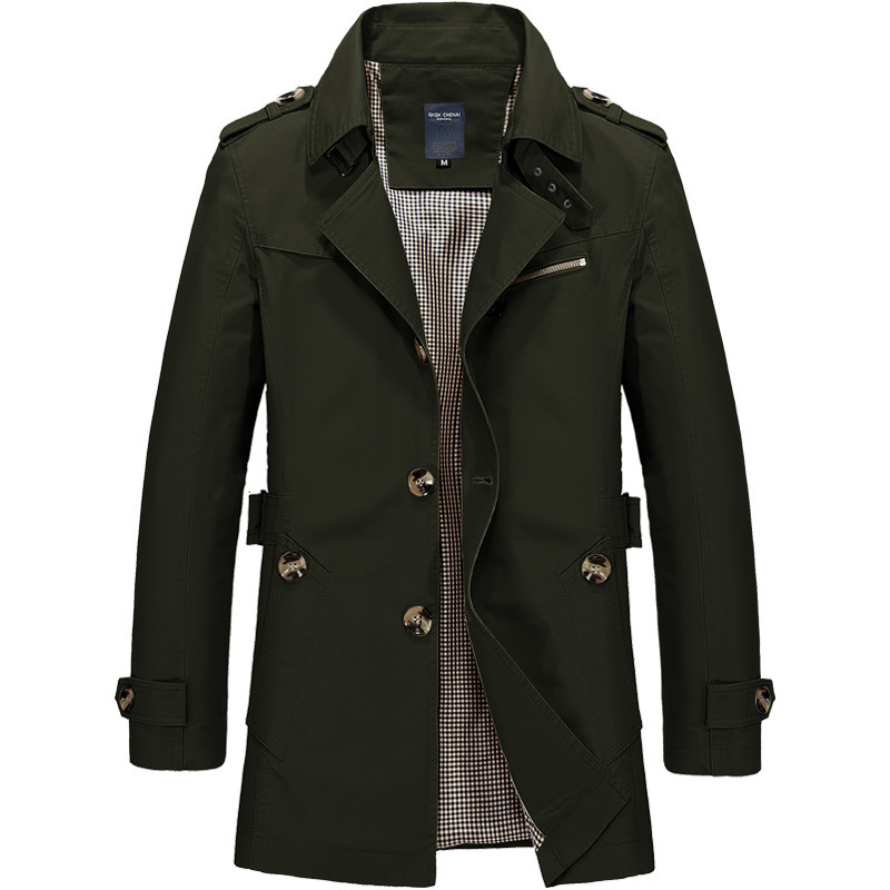 Winter Explosions Men's Men's Jacket Windbreaker 2022 Autumn and Winter Pure Cotton Fashionable Sports Casual Washed Jacket Men's