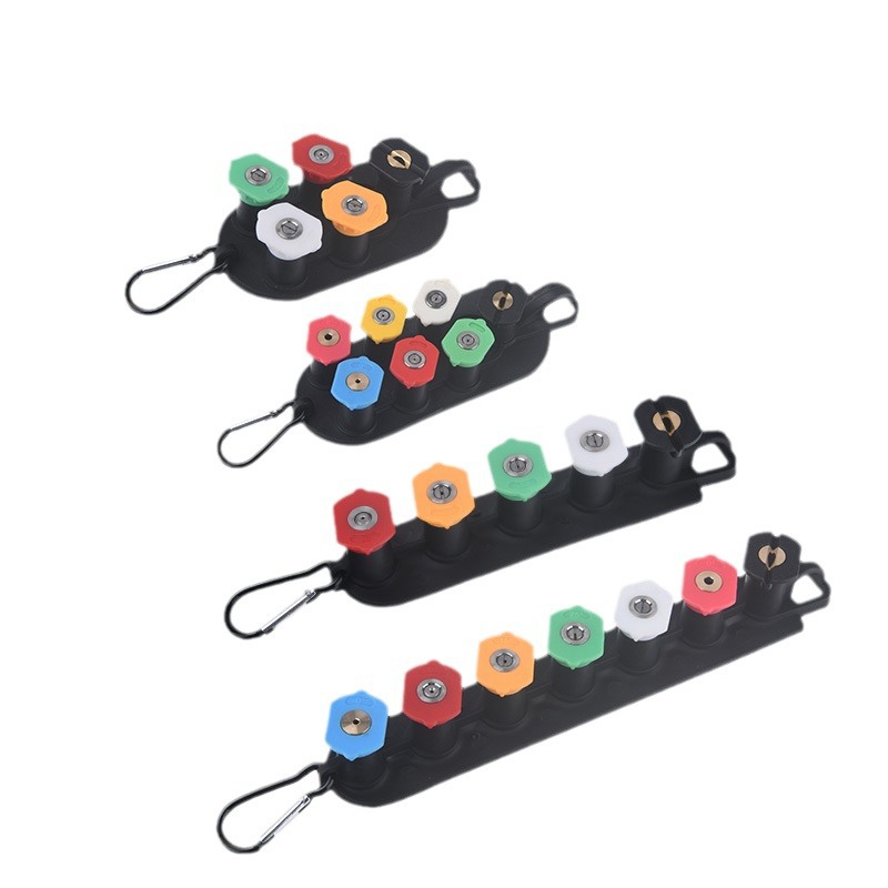 Cross-border hot-selling high-pressure water gun nozzle fan-shaped 7-color nozzle multifunctional high-pressure cleaning nozzle 5-color linear nozzle