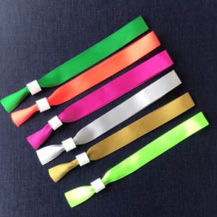 Disposable Ribbon Ribbon Bracelet Solid Color Training Meeting Test Drive Game Competition Group Entry Sign-in Wristband