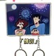 Adhesive key chain-fireworks