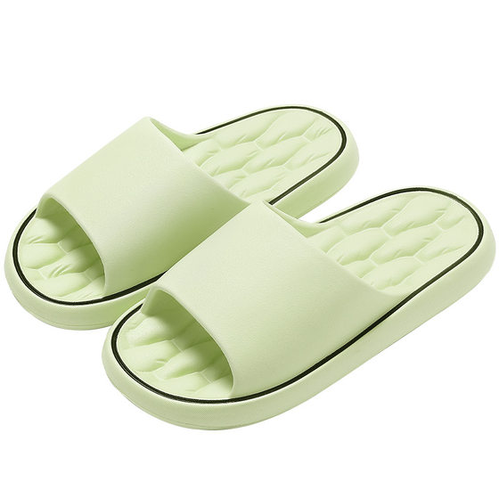 Bathroom Slippers Women's Summer Indoor Non-Slip Feeling Soft Bottom Household Diamond Massage Sandals and Slippers for Men Wholesale
