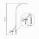 hleeduo Amazon selected bracket baby bed Bell bracket double hole adjustable bed Bell