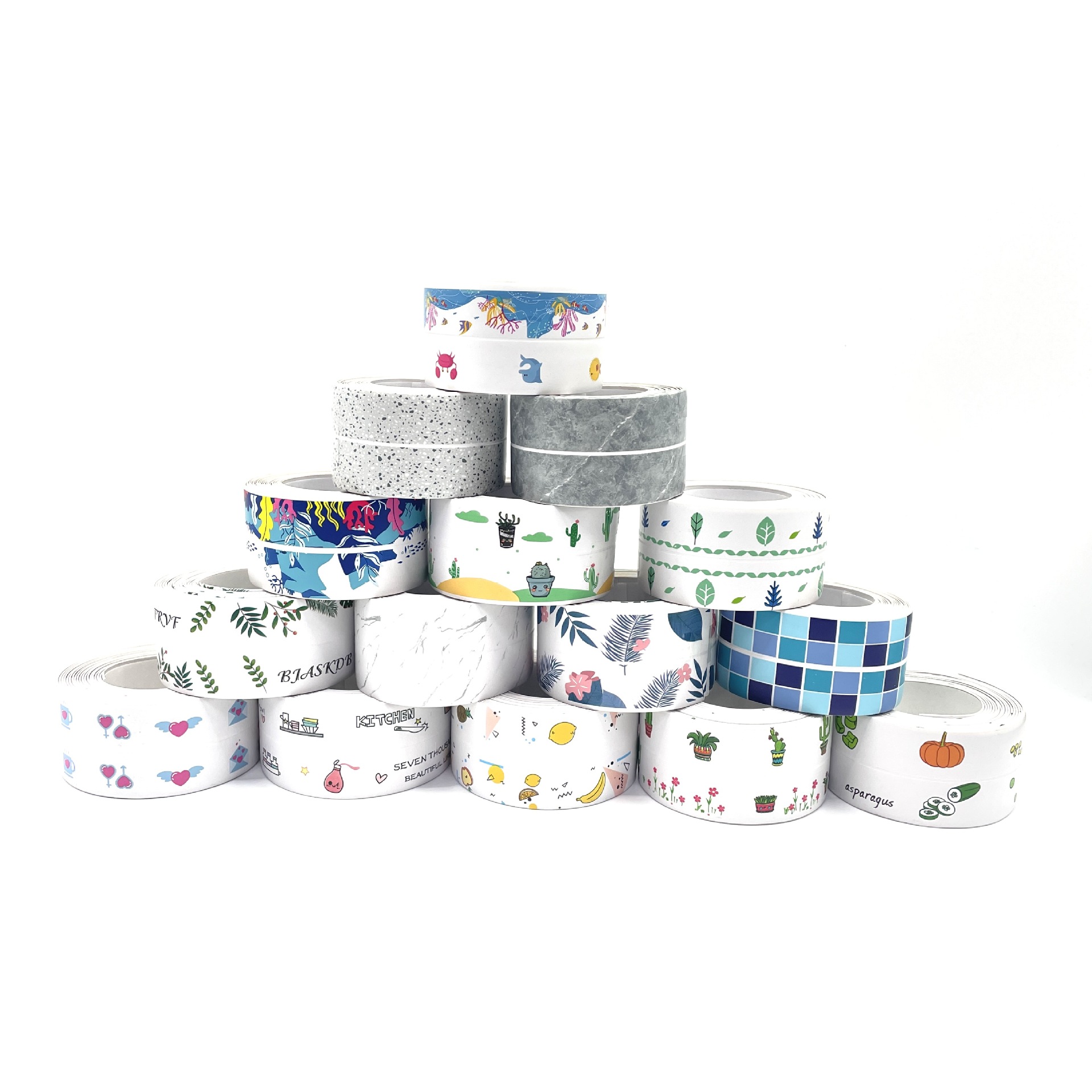 Cross-border goods anti-mold stickers kitchen beautiful seam stickers sink waterproof anti-mold tape stove oil-proof stickers self-adhesive toilet stickers