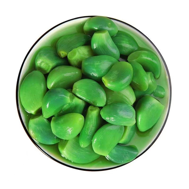 Laba garlic authentic Shandong Emerald garlic fresh homemade vinegar pickled garlic cooking commercial green garlic