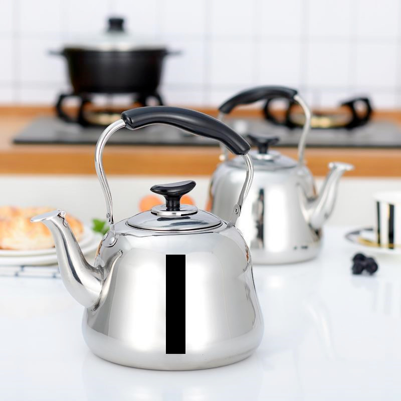 Factory Direct cross-border stainless steel kettle household gas induction cooker universal large capacity sound kettle