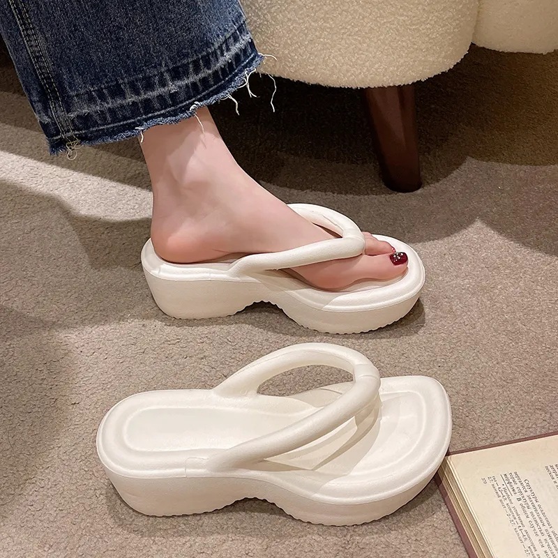 Summer eva deodorant feeling home flip-flops women's thick bottom cheap stall non-slip men's summer cool slippers