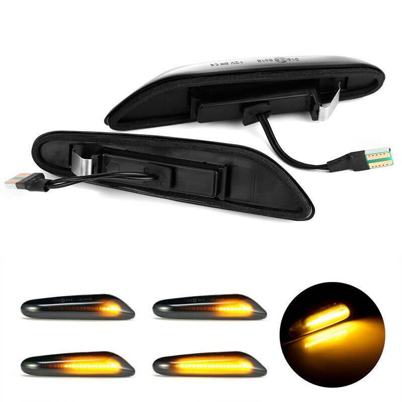 Suitable for BMW 1/3/5 series running water Leaf Plate side light side turn signal
