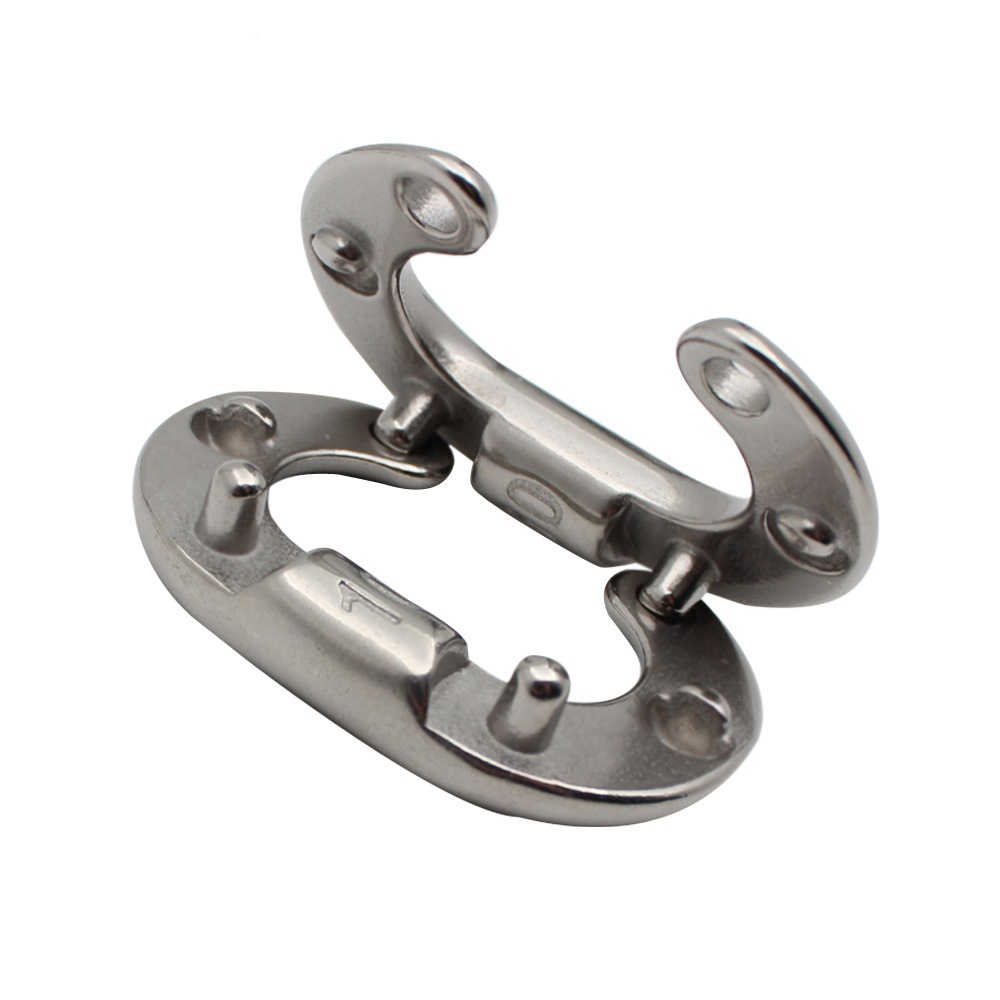 Stainless steel 316 chain buckle chain card chain connection buckle quick connection ring riveting chain Buckle