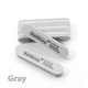 NailShine-9 * 2 straight round sponge file-Gray