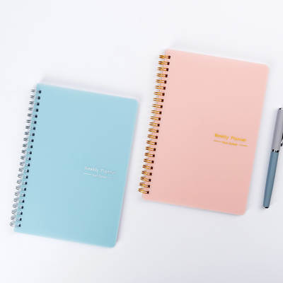 Cross-border A5 English coil book high color value fashion college students office book ins style notebook literary fresh style