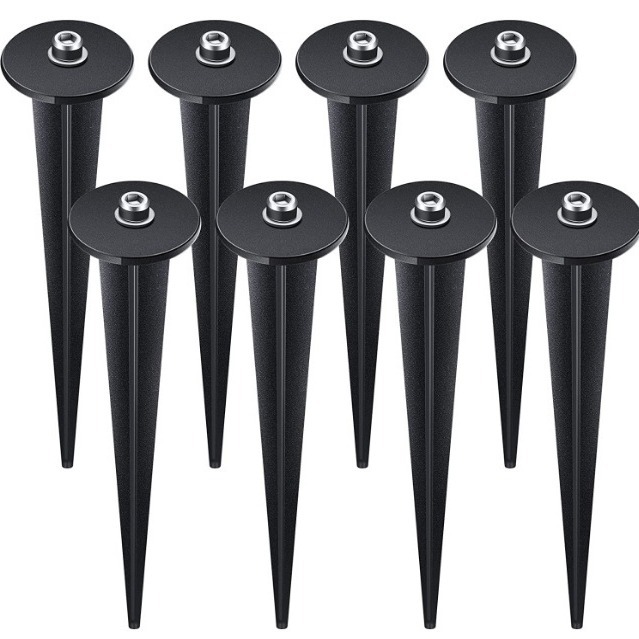 Outdoor tree light garden plug ground flood light bracket ground plug Rod solar mud Rod plug accessories factory wholesale