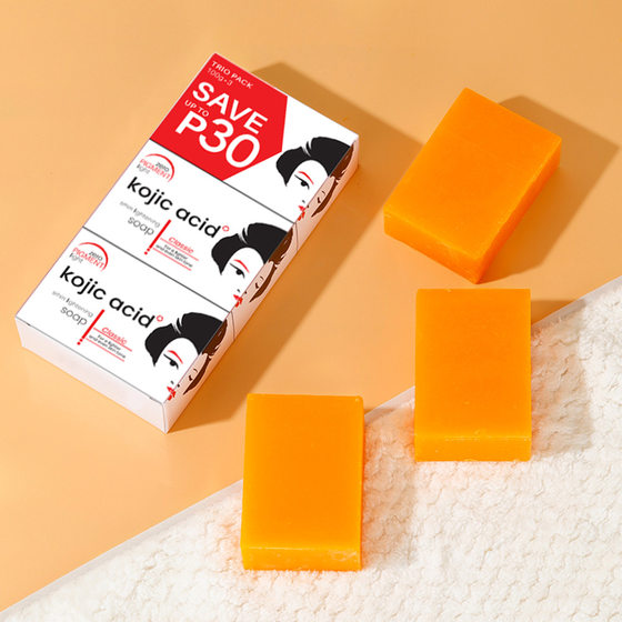 Cross-border foreign trade kojic acid soap kojic acid soap handmade soap bath soap papaya soap bath soap