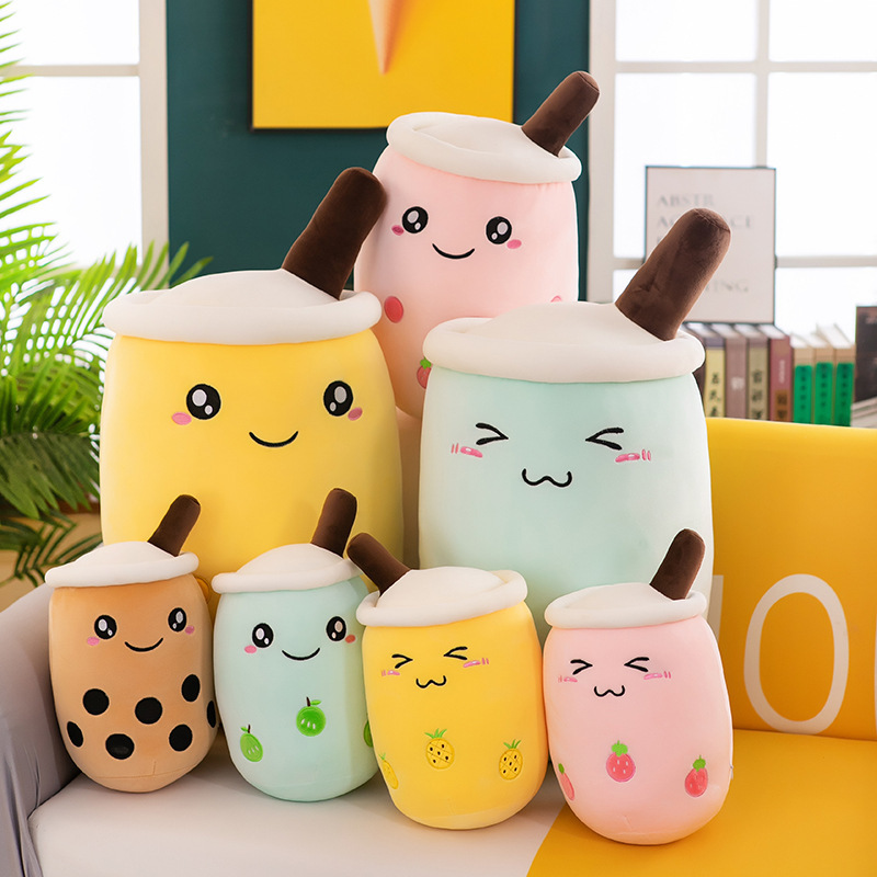 新型外国貿易ミルクティーカップ抱き枕ぬいぐるみかわいいアイスクリームミルクティーカップ枕人形ぬいぐるみ|undefined