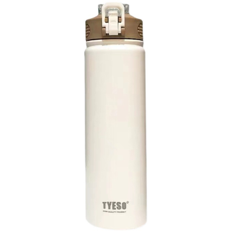 Taishuo Creative Large Capacity Thermos Cup with Straw Portable Sports Kettle Personalized Trendy Water Cup for Men and Women Students