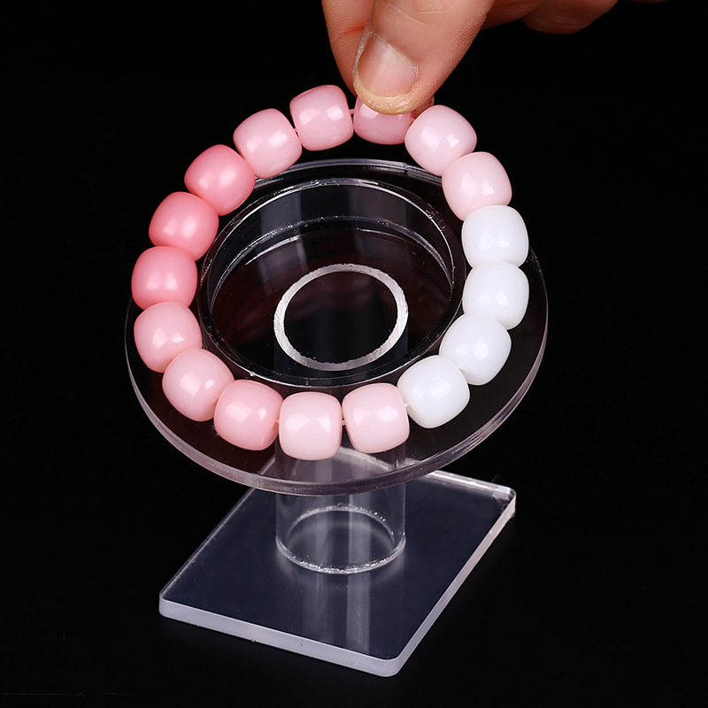Wen play bracelet display plate acrylic transparent bracelet storage rack bracelet jewelry design shooting props