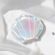 Laser Shell Makeup Mirror-Silver