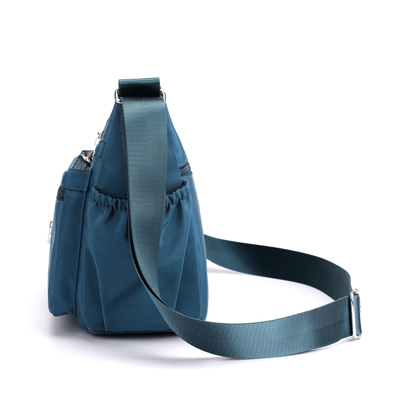 Jielangshi Casual Bag New Style Women's Bag Korean Style Lightweight Crossbody Bag Nylon Cloth Dumpling Bag Single Shoulder Women's Bag Fashionable