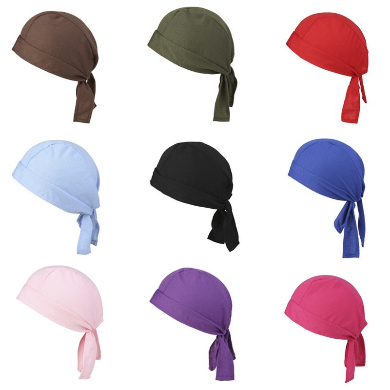 2023 Spring and Summer New All-match European and American Adult Fashion Men and Women Outdoor Sports Bag Hat Pirate Hat Turban