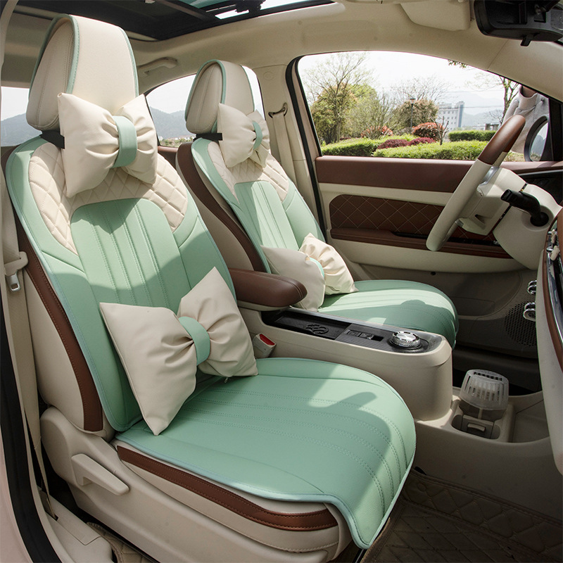 Euler Good Cat Special Car Cushion Four Seasons Universal Semi-enclosed Cushion Full Pickup Trendy Women's Seat Cover