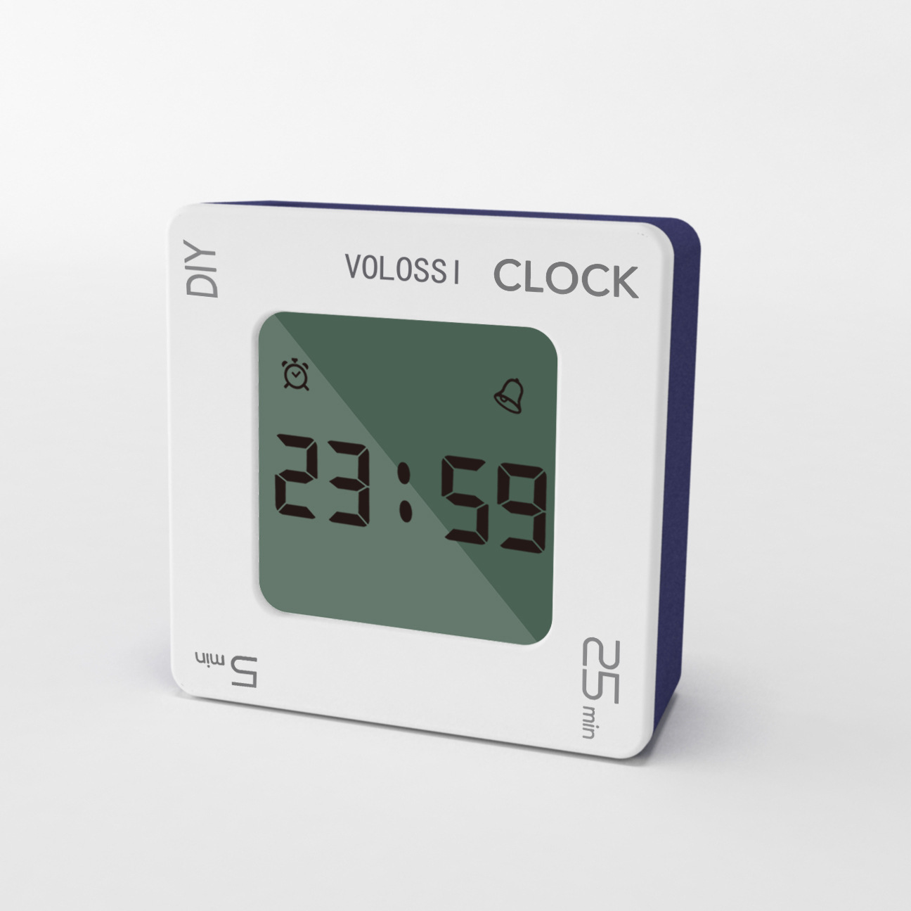 Upgraded Scientific Working Time Management Timing Reminder Vibrating DIY Timer Flips Four-sided Alarm Clock