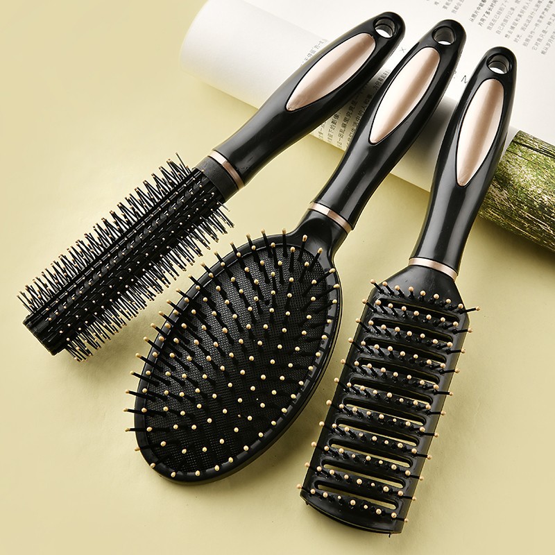 Hairdressing air cushion comb for men and women airbag massage comb with inner buckle hairdressing styling comb ribs curling comb wholesale