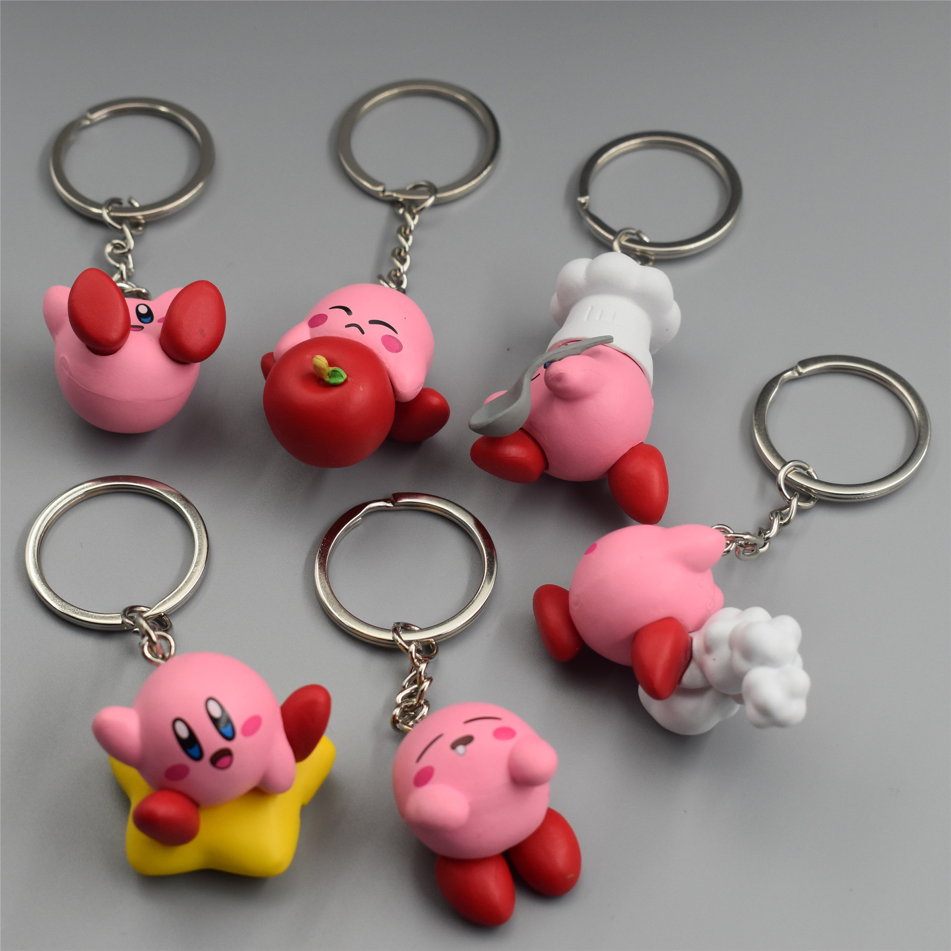 Anime Nintendo Scene Edition Star Kabi 6 Doll Doll Key Chain Small Pendant Ornaments Hanging