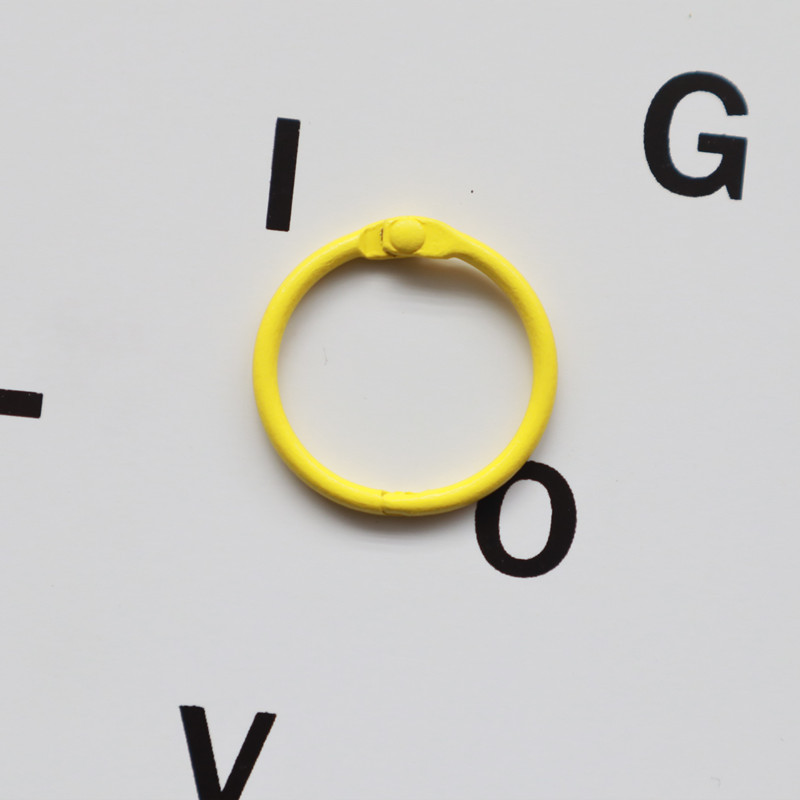 Color paint diy key connection buckle staple gift pendant metal ring ring movable key opening ring