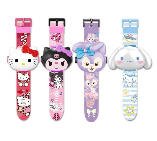 Children's Toy Cartoon Electronic Ultraman Watch 3-8 Years Old Children's Primary School Boys and Girls Projection Luminous Watch